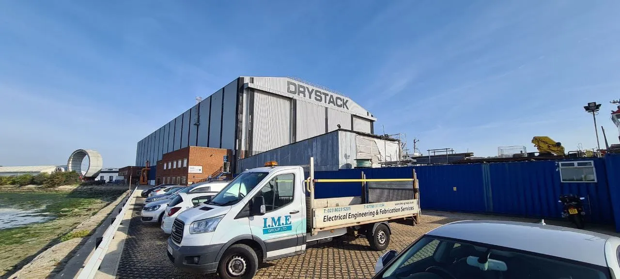 The DRYSTACK boat storage building in Portsmouth